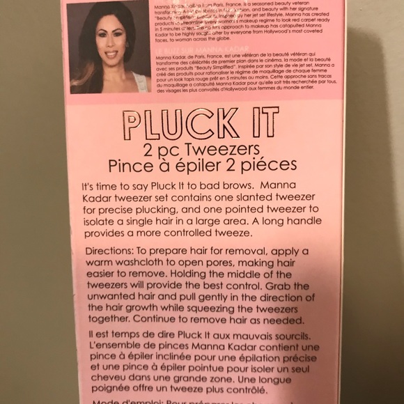 💗MANNA KADAR Pluck It 2-Piece Tweezer Set - Picture 4 of 5